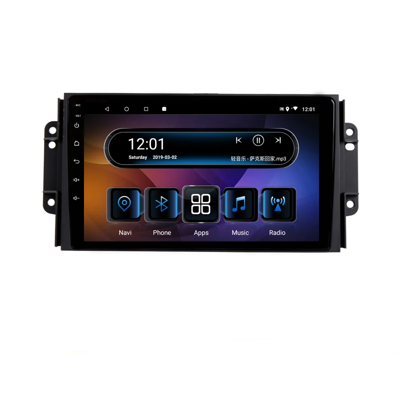 Best 9" 4G RAM 8 cores Android Car DVD GPS Navigation for Chery Tiggo 3 3X audio stereo car radio headunit bluetooth wifi 5