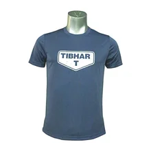 Tibhar для игры в настольный теннис, футболка быстросохнущая Футболка короткий рукав для Пинг Понг ткань спортивной футболки для тренировок