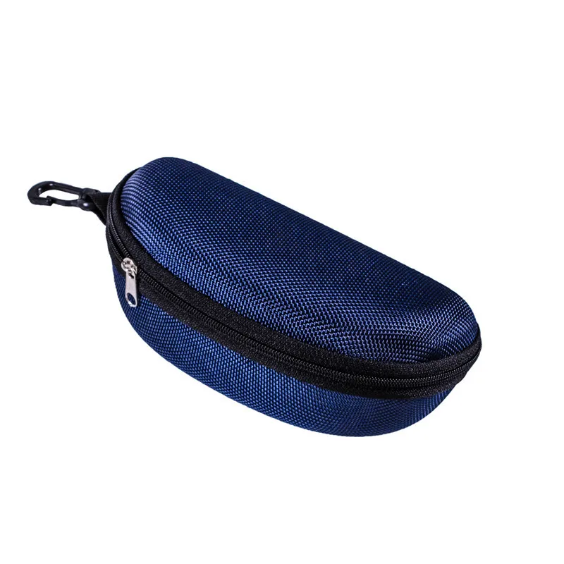 dark blue Чехол для очков s, солнцезащитные очки для чтения, сумка для переноски, жесткая коробка на молнии, сумка для путешествий, Чехол для очков, чехол - Цвет: dark blue