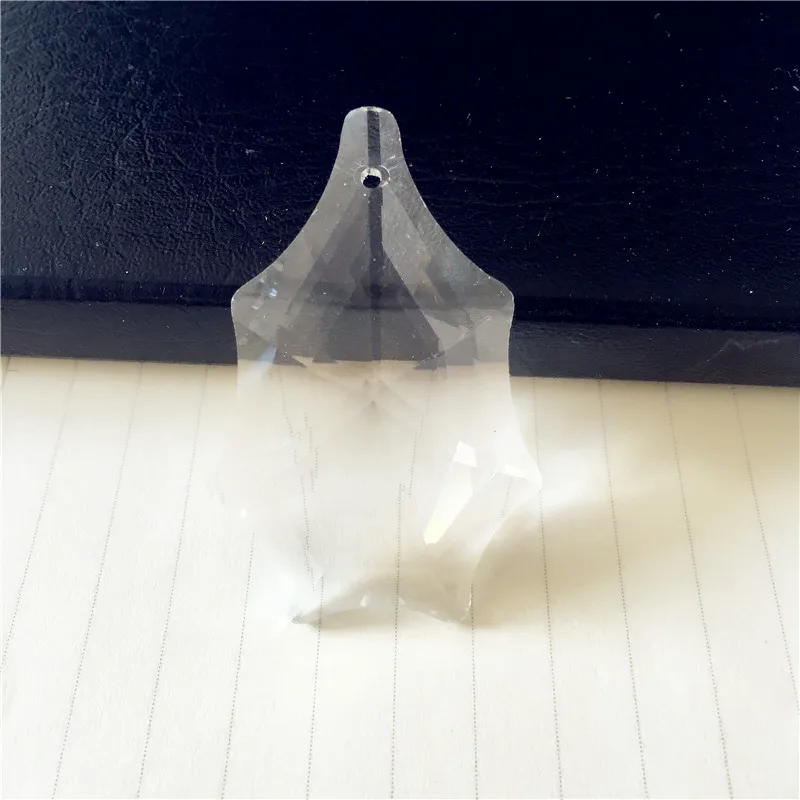 

Shiny 50mm Clear 300Pieces Spiderweb Hanging Crystal Chandelier Prisms Pendant Crystal Prism Trimming Drop Lighting Parts