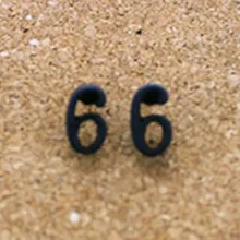 2016 free shipping black digital popular fashion accessories simple generous banquet earrings