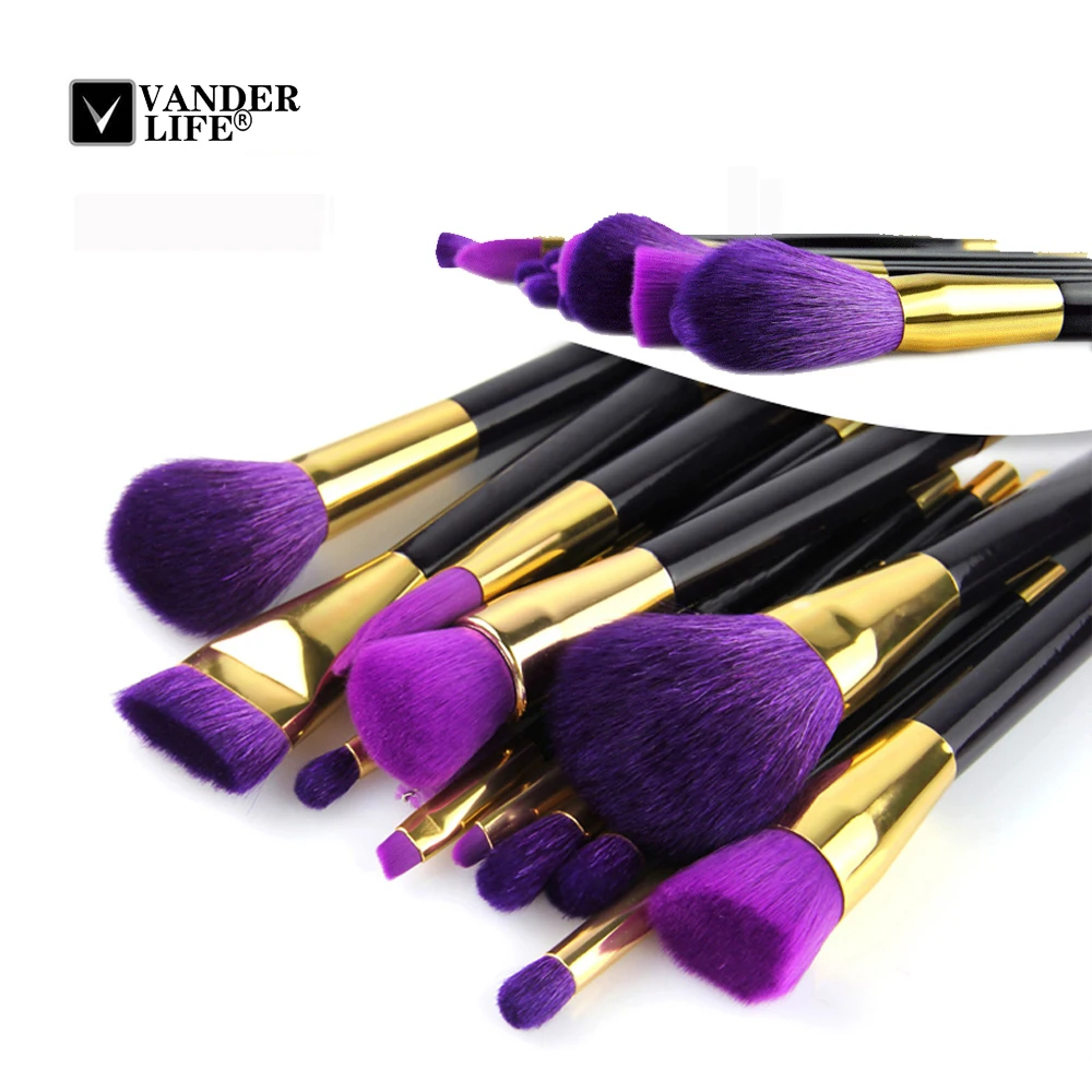 15 Pcs Professional Makeup Brushes Set Make Up Brush High Quality Powder Foundation Eyeshadow