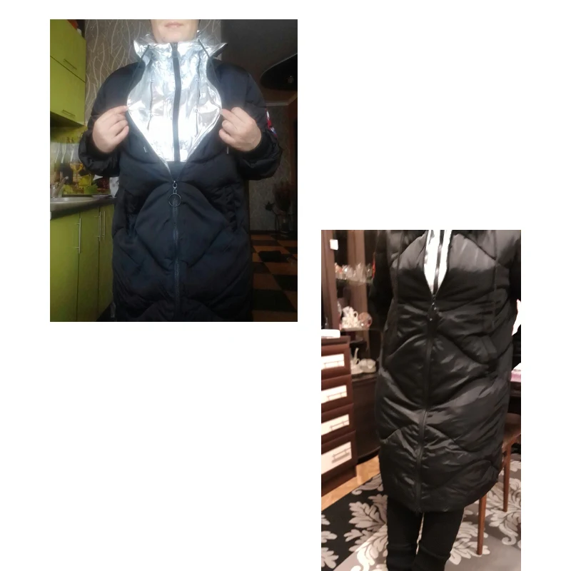 Новинка, Зимняя женская куртка, пальто, простая Женская парка, теплая зимняя женская куртка, Высококачественная пуховая парка