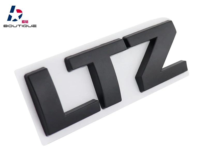 Adhesive Emblem Chrome 3D Letter LTZ Chevrolet Silverado Suburban Tahoe Malibu