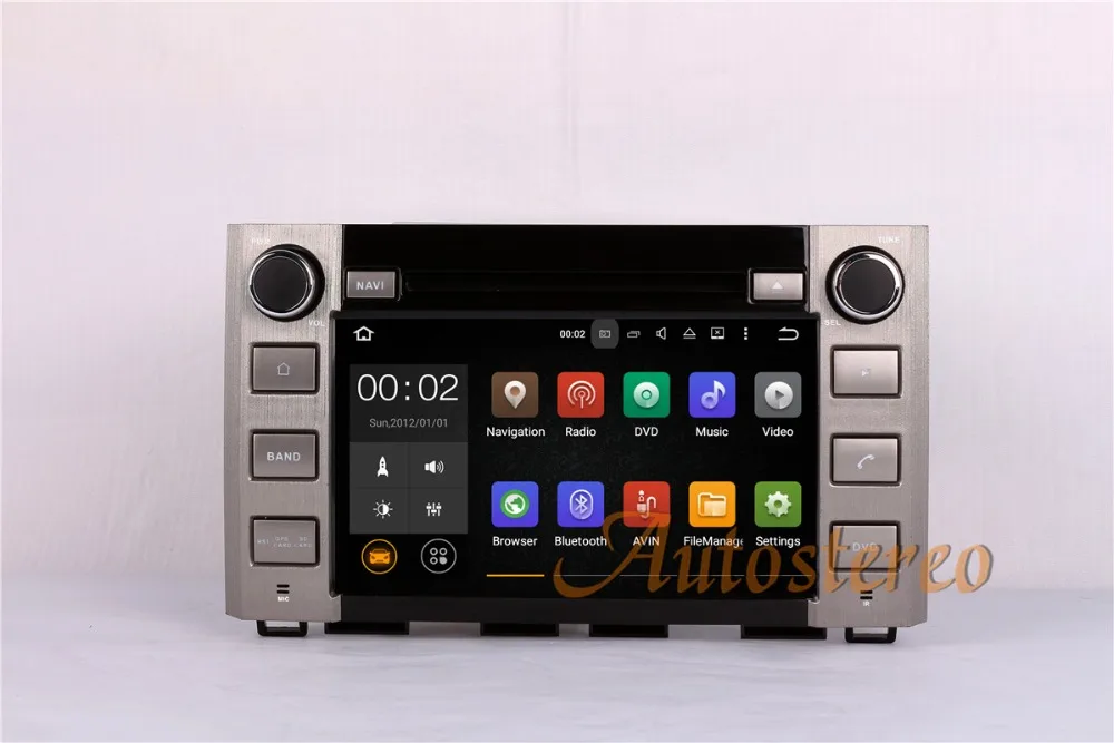 

8 Inch Android 8.0 7.1 Quad Core Car GPS Navigation DVD Player For Toyota Tundra 2014-2016 Satnav Car Stereo Unit Autostereo