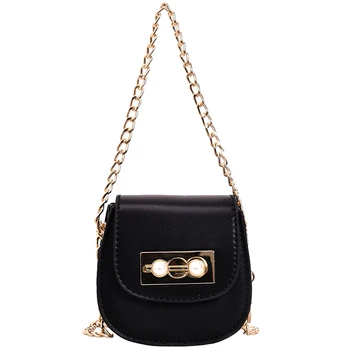 

Chain high sense bag female 2019 new foreign style texture wild Messenger bag mini net red shoulder small black bag