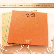 200X200 мм, 1 кВт@ 120 В, мощный блок двигателя для больших грузовиков KEENOVO, гибкий силиконовый нагреватель