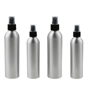 

4pcs 100ml & 150ml Travel Aluminum Mist Spray Perfumes Bottle Makeup Sprayer Atomizer Cosmetic Container Dispensing Water