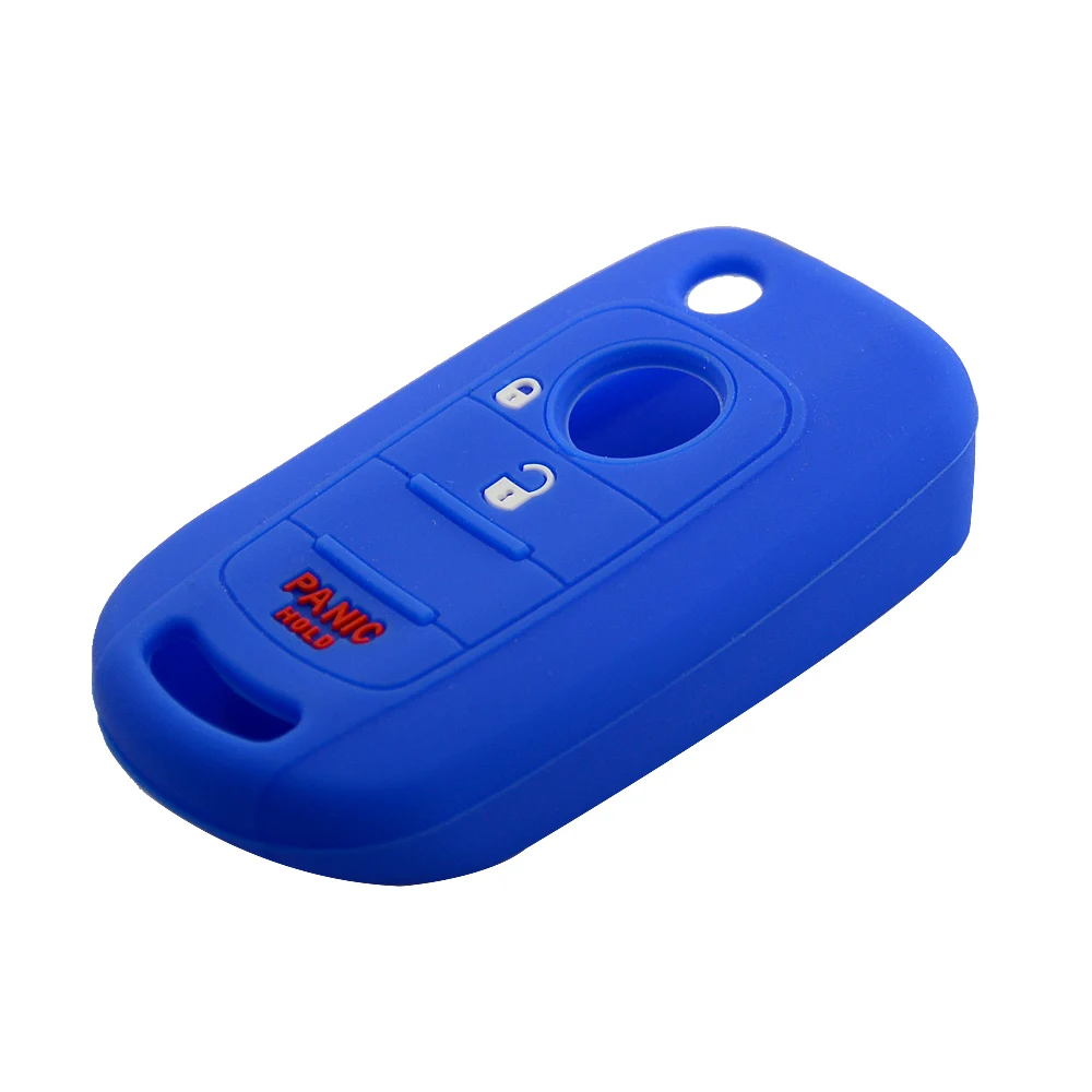3 button silicone car key case for Fiat 5