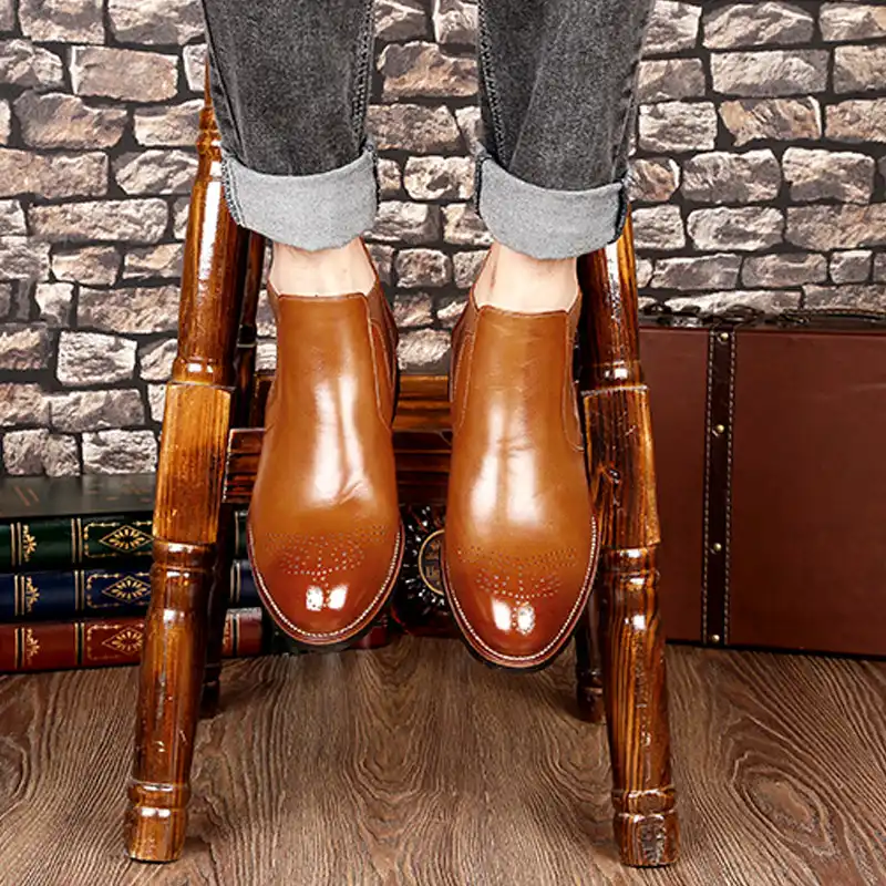 luxury leather boots