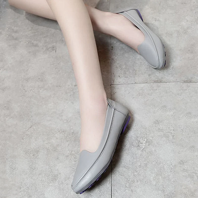 

Flatbottomed Moccasins flat heel shoes mother shoes boat shoes small yards 31 32 33 plus size 41 42 43 women single shoes