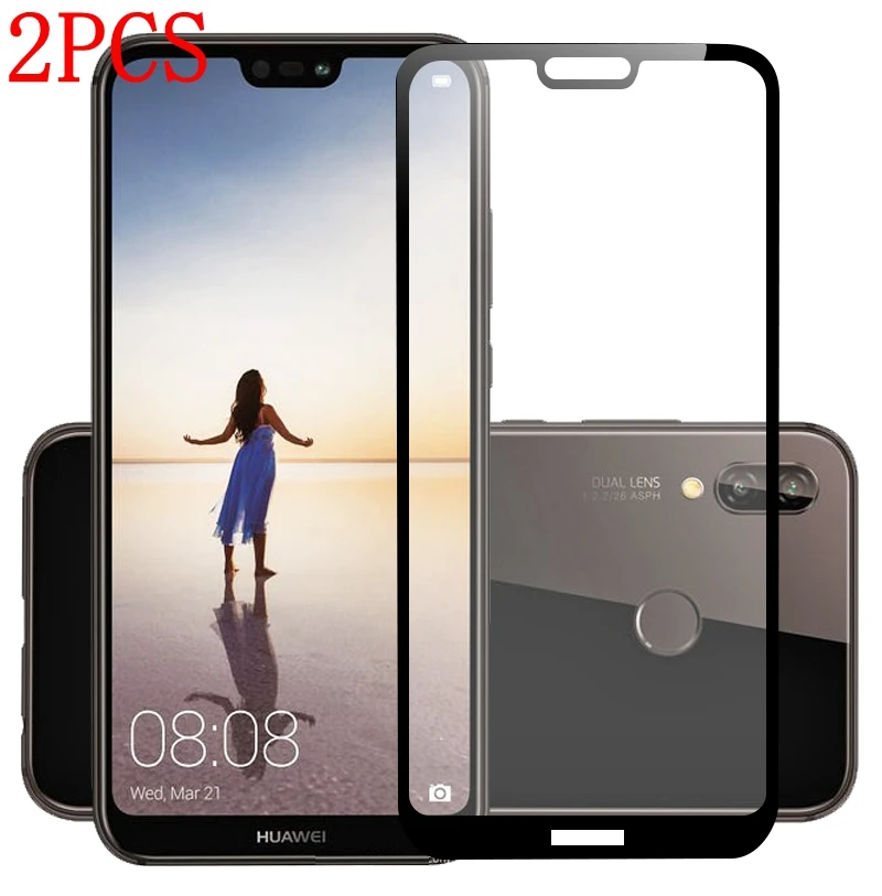 2 шт. 3D закаленное стекло для Huawei Nova 3e полноэкранная Защитная пленка Nova3e |