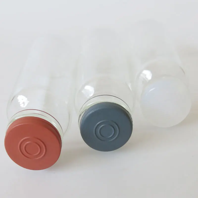 Butyl Silicone Red Rubber Stopper for 13mm 20mm flip off cap bottle vials 100pcs