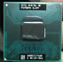 Процессор Intel Core 2 Duo T9600, процессор для ноутбука, PGA 478, ЦП, 100% исправно работающий