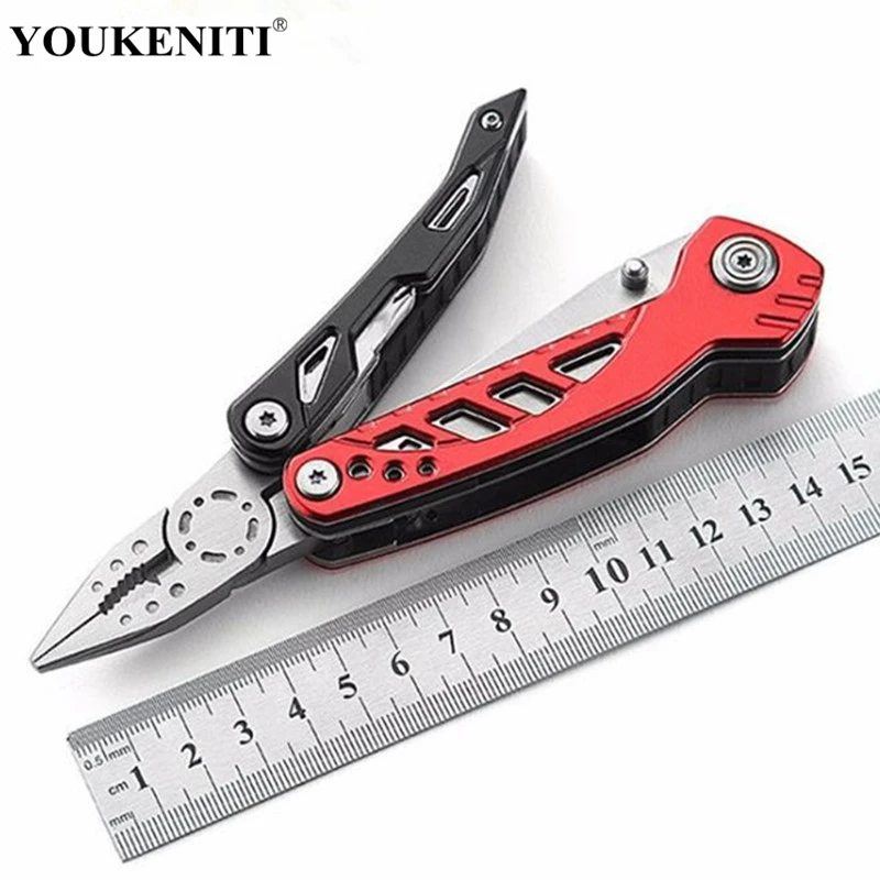 

Camping Equipment EDC Tourism Multi Tool Hunting Knife Outdoor Survival Screwdriver Hunting Hiking Folding Pocket Pliers