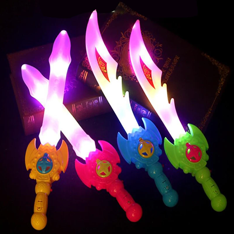 Glow Party Supplies Led Party Laser Sword Children's Outdoors Luminous Lightsaber Toys Boy Gril Flashing Gift Christmas Toys (1)