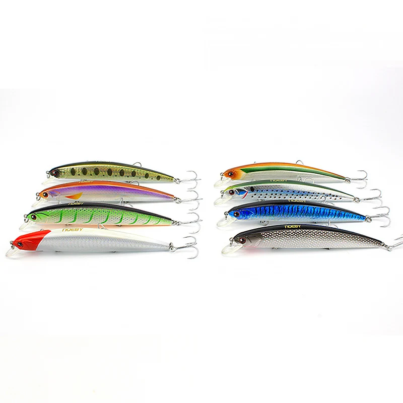 NOEBY-1-Pcs-Fishing-Lure-130mm-19g-0-1-8m-Floating-MINNOW-VMC-treble-hooks-3D (3)