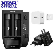 XTAR ST2 Fast Charger 30MIN Full Charged Type C USB Charger QC3.0 PD45II Adapter Wall Charging 20700 21700 18650 Battery Charger
