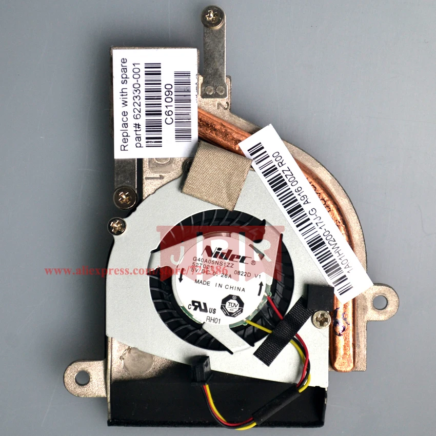 100% новый охладитель для HP mini 110 110-3000 210 210-2000 1103 CQ10 Охлаждающий радиатор с