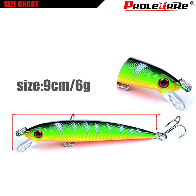 Fishing Lure Size Chart