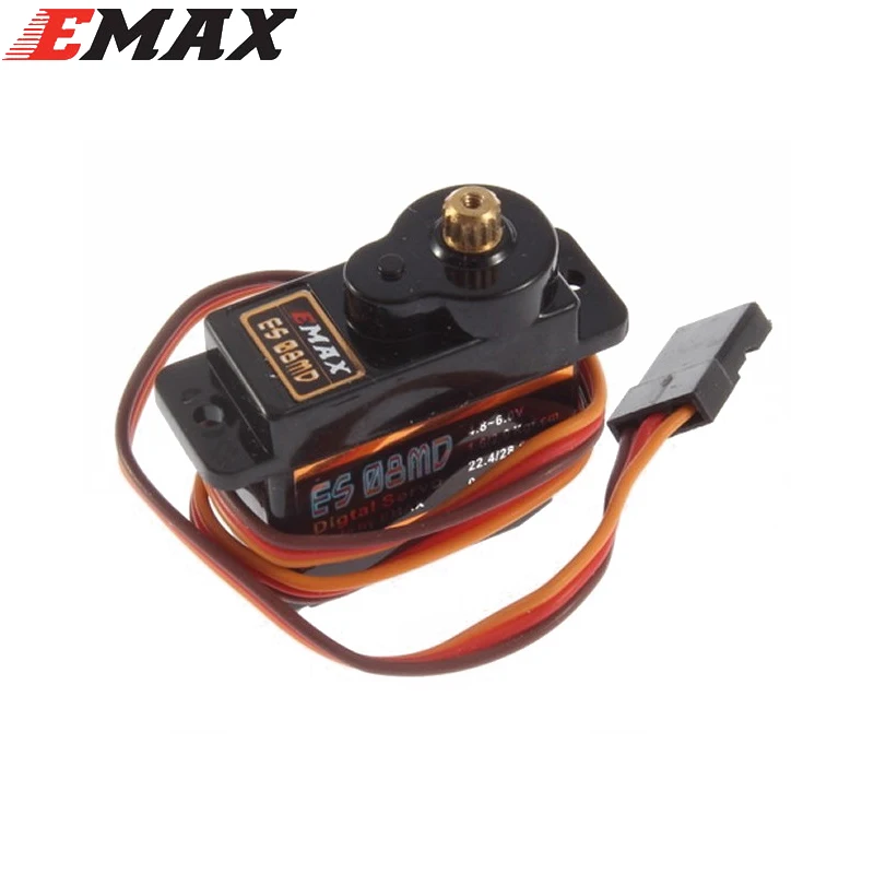 EMAX ES08MD II металлическая Шестерня цифровой сервопривод sg90 ES08A ES08MA MG90S TREX 450|Детали и