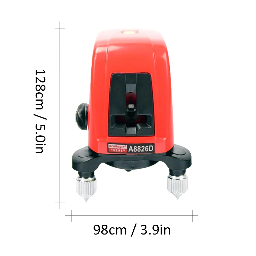 KKMOON A8826D 360 градусов самонивелирующийся портативный мини-Крест Красный лазерный уровень 2 линии