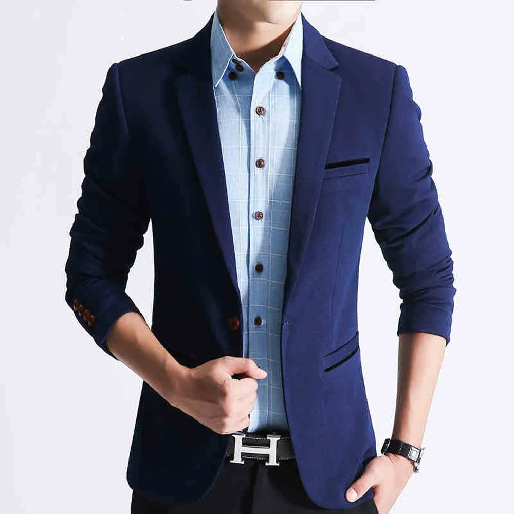 2017 Korean Version of The New Fashion Casual Small Suit Men's Slim