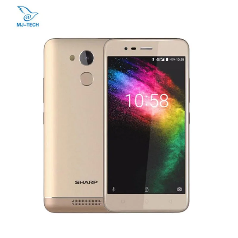 

Global Version SHARP R1 3G 32G Smartphone MTK MT6737 Quad Core 5.2'' 13MP + 8MP 4000mAh Fingerprint Mobile Phone