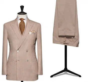 

Wedding Tuxedos Suits Two Piece Groom Suits Mens Groomsmen Slim Fit Best Man Prom Wedding Suit (Jacket +Pants )