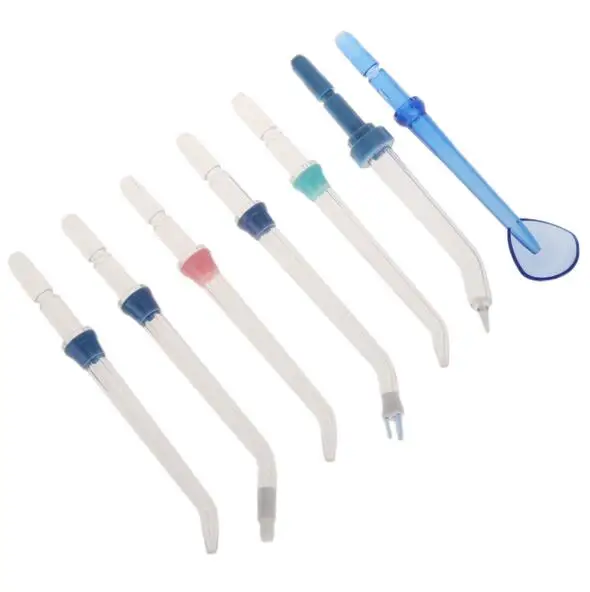 Placa de Limpeza do Bico Ponta de Limpeza Higiene de Limpeza a Jato Portátil Irrigador Oral Care Dental Flosser Spa Dentes Escolher 7 Pcs 5 High Quality Eletrodomésticos