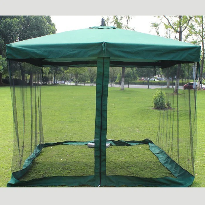 Outdoor furniture, umbrellas patio umbrella mosquito nets gauze side