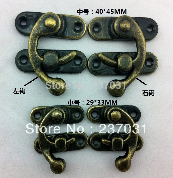 

40 * 45 mm box buckle lock hook/lock horns so wine box buckle buckles/gift box/medium horn lock for locking