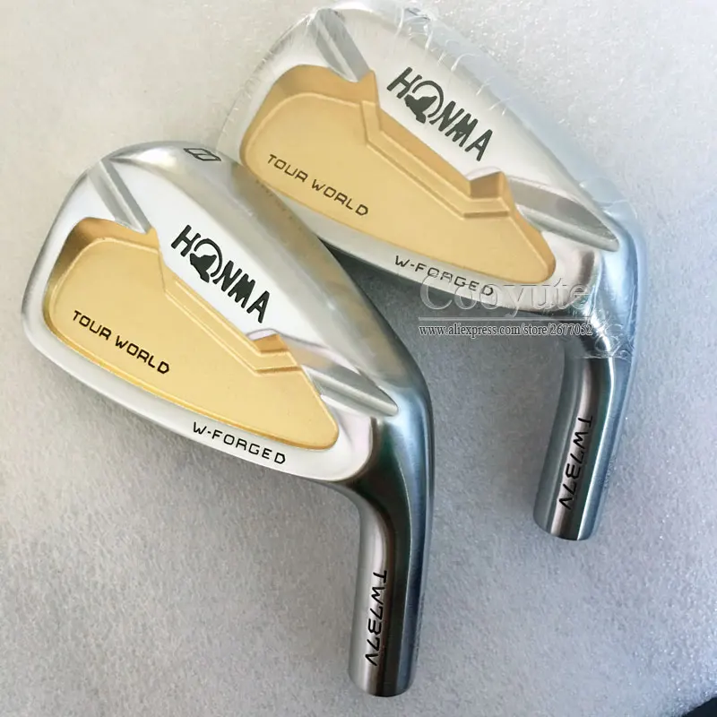 New HONMA Golf heads TW737V gold Golf irons 4 10 Right Handed Golf Set