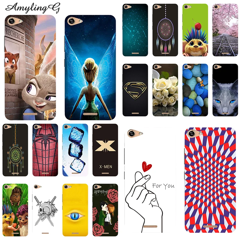 

Fashion Soft Silicon Phone Case For iTel P 31 P31 5.0" Case Print Rose Wolf Patterned Cover Silicone TPU Image Case Fundas Para