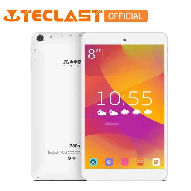 Teclast P80H Android 5.1 Quad Core 64bit MTK8163 IPS 1280x800 экран Dual WIFI 2.4 Г/5 Г HDMI Bluetooth GPS 8 дюймов Tablet ПК