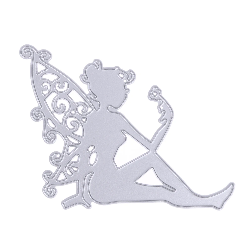 

1Pc Fairy Girl Metal Cutting Dies Stencil For DIY Scrapbooking Photo Album Cake Making Craft Dies Embossing Template