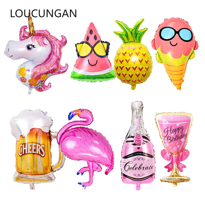 

Big Helium Balloons Flamingo Unicorn Party Balloon Wedding Birthday Party Decorations Kids Adult ballons Event Party Supplies .