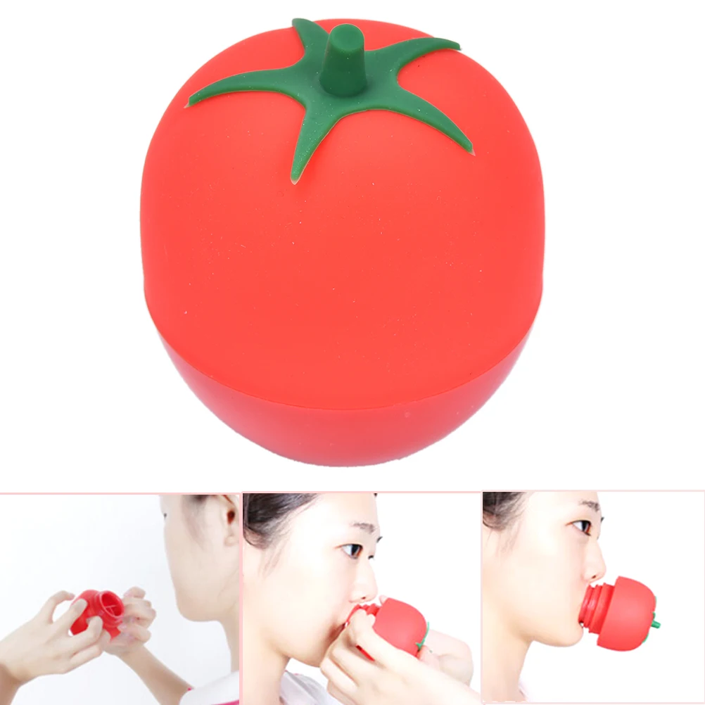 

Silicone Women Lip Pump Plumper Enlarger Bigger Suction Tools Full Enhancer Red Tomato