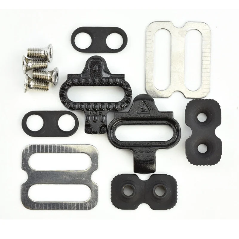 

Bicycle Self-locking Pedals Lock Mountain Cleat Biking MTB Bike Cleat Set Clips Kit Hardware Nuts Clip-in Cleats for SPD Pedals