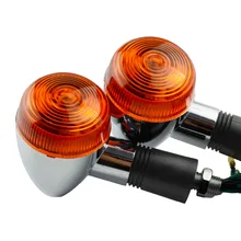 2 unids/par Motocicleta Señales de Giro Luz Para Yamaha XV400 XV250 Virago V-MAX1200 No Luces LED de Señal Indicadores Intermitente
