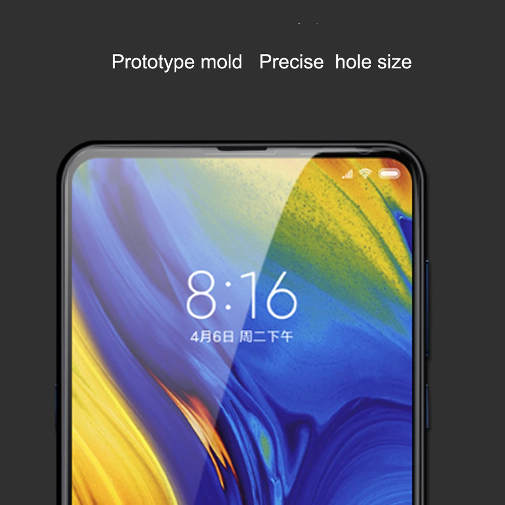 Закаленное стекло 9D с полным покрытием для xiaomi MIX 2 2S 3 защитная пленка экрана