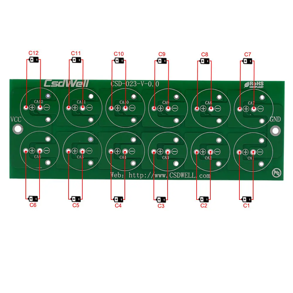 

NEW 1PC Six In Series Two In Parallel MaxWell 2.7V 350F T11 Supecapacitor Balance Board