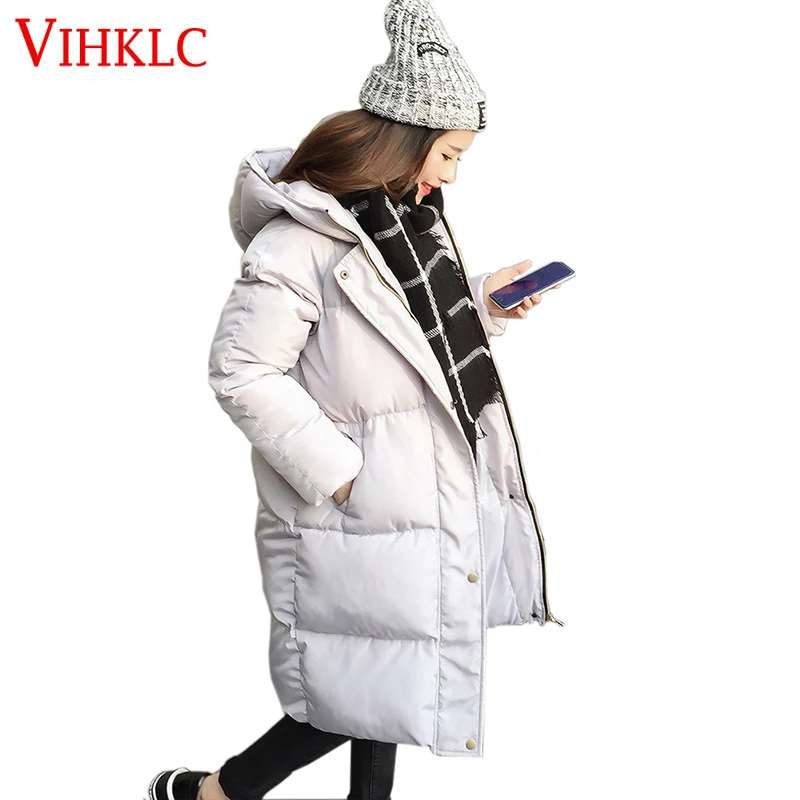 

Winter Women Cotton-padded jacket coat turn-down collar High Quality Quilting Parka leisure new European Style outwear L194