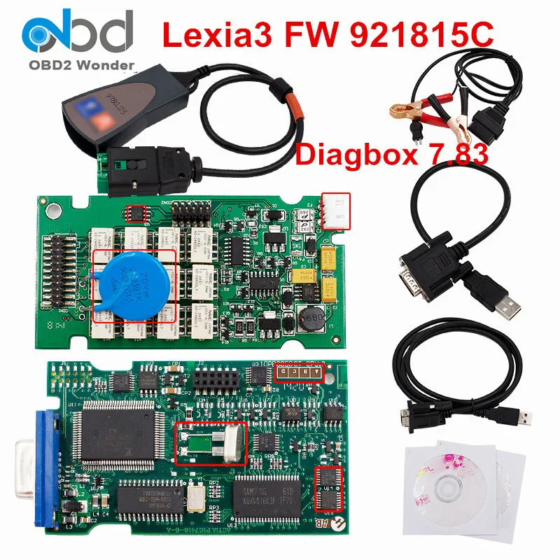 Lexia 3 V48 PP2000 Pour Citroen Peugeot Avec Nouveau Diagbox
