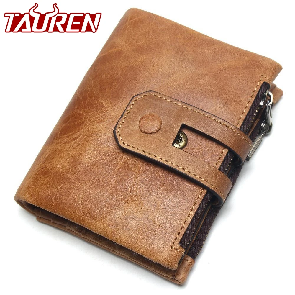 2018 New Genuine Crazy Horse Leather Mens Wallet Man Cowhide Cover Coin Purse Small Brand Male Credit&Id Multifunctional Walets 2018 New Genuine Crazy Horse Leather Mens Wallet Man Cowhide Cover Coin Purse Small Brand Male Credit&Id Multifunctional Walets