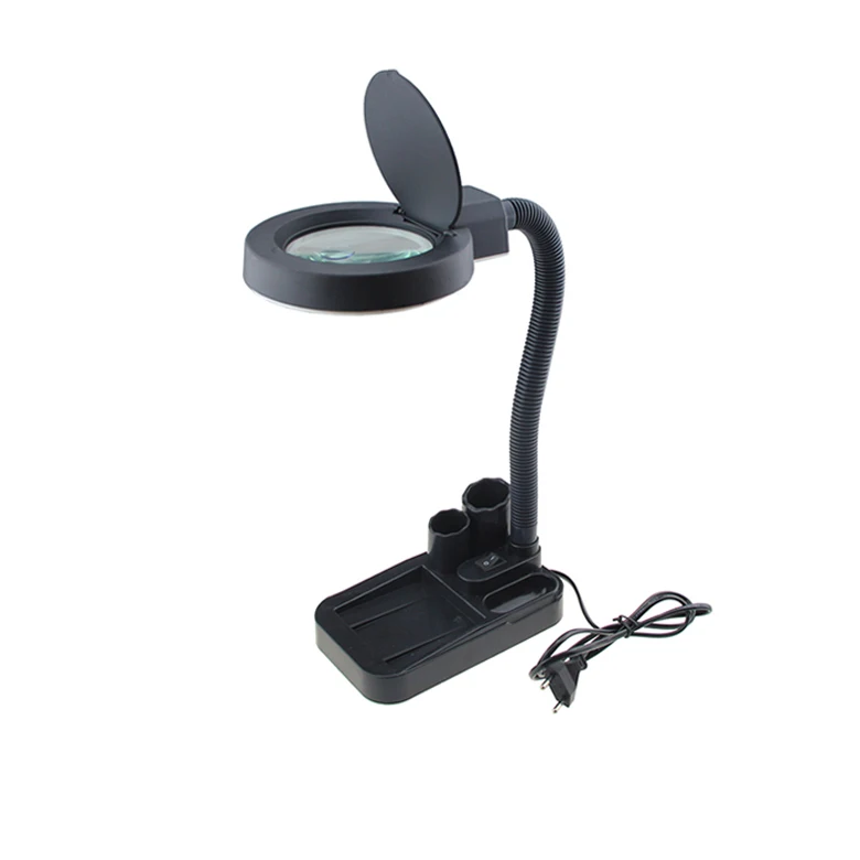 Mobile phone repair Desktop Magnifier Lamp Illuminated Magnifier 40 LED 5x 10x