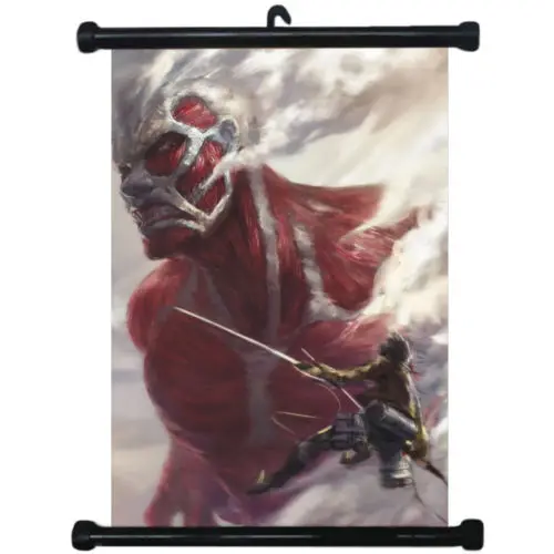612 Attack on Titan Japan Anime Home Decor Wall Scroll Poster 60x80cm