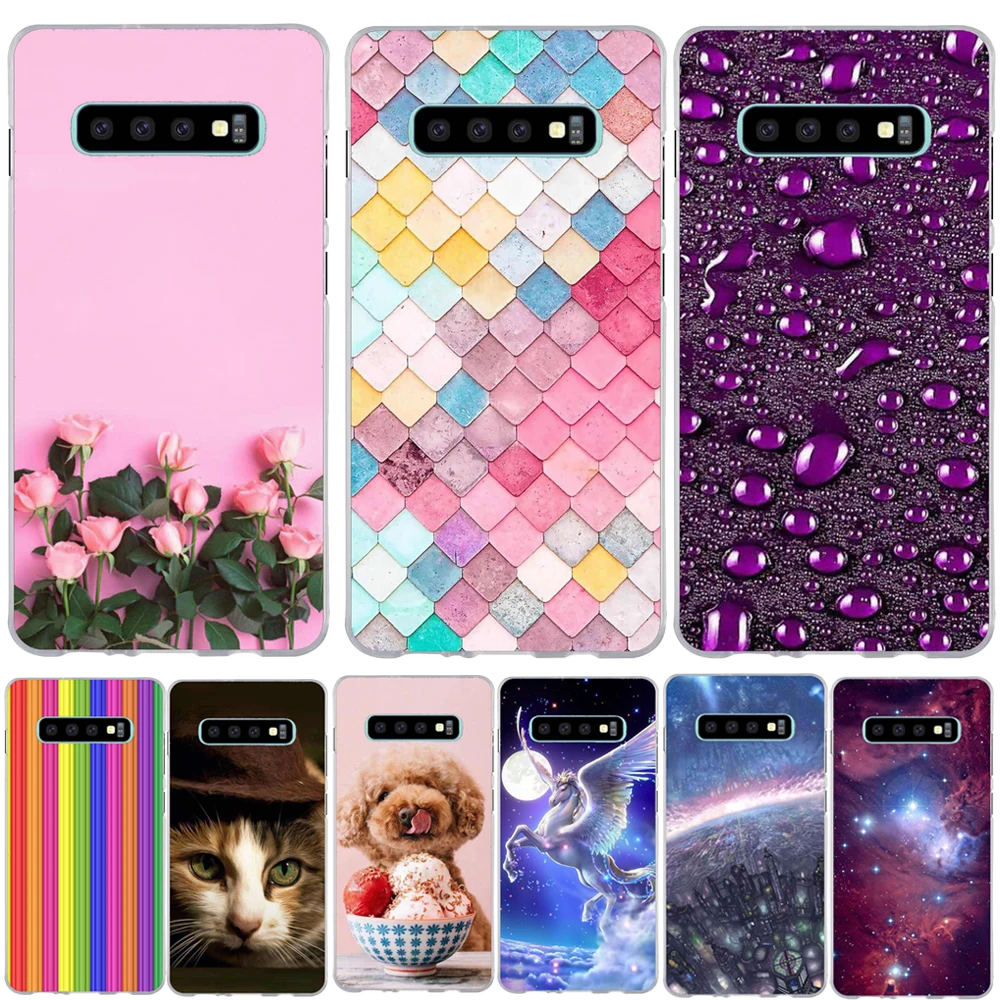 Для samsung Galaxy S10e чехол силиконовый Coque для милый TPU Защитный S10E S10 E G970F телефона |