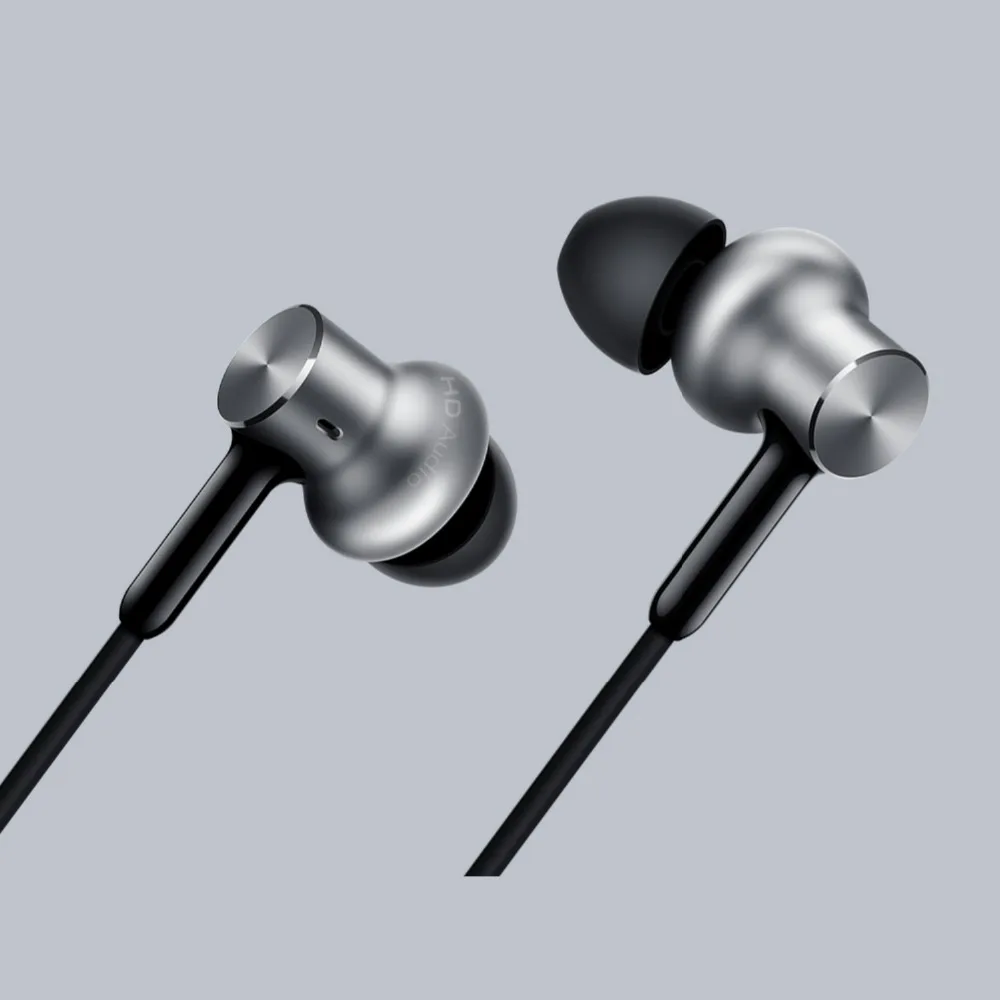 

Original Xiaomi Hybrid Pro Earphone 1More Mi Ear Headphones Headset 2 Unit In Circle Iron Mixed Piston