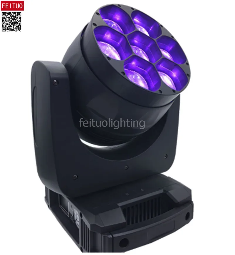 8/лот led beam bee eye 7x40w rgbw 4 в 1 Zoom Moving Head lyre zoom вращающийся сценический свет | Лампы и